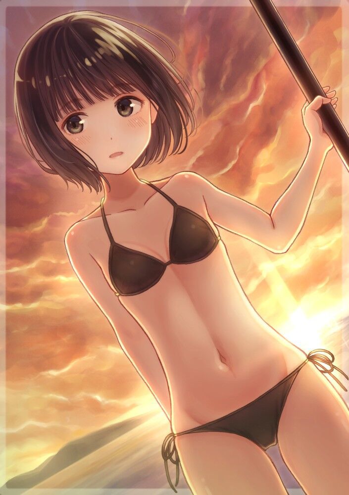 Secondary image of a cute girl's bikini swimsuit 74