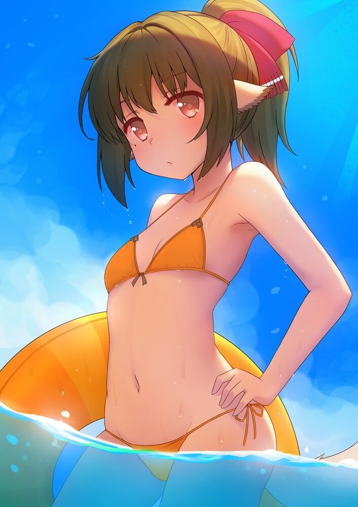 Secondary image of a cute girl's bikini swimsuit 76