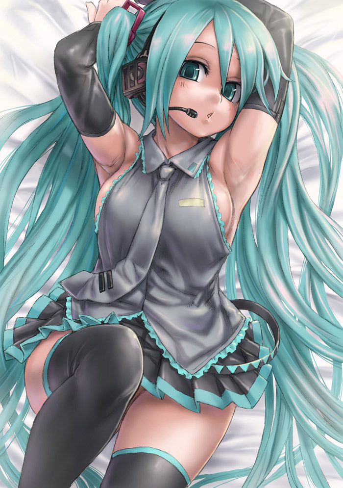 2D Please erotic image of good feeling because I want to pull out with Hatsune Miku for the first time in a long time 41 sheets 24