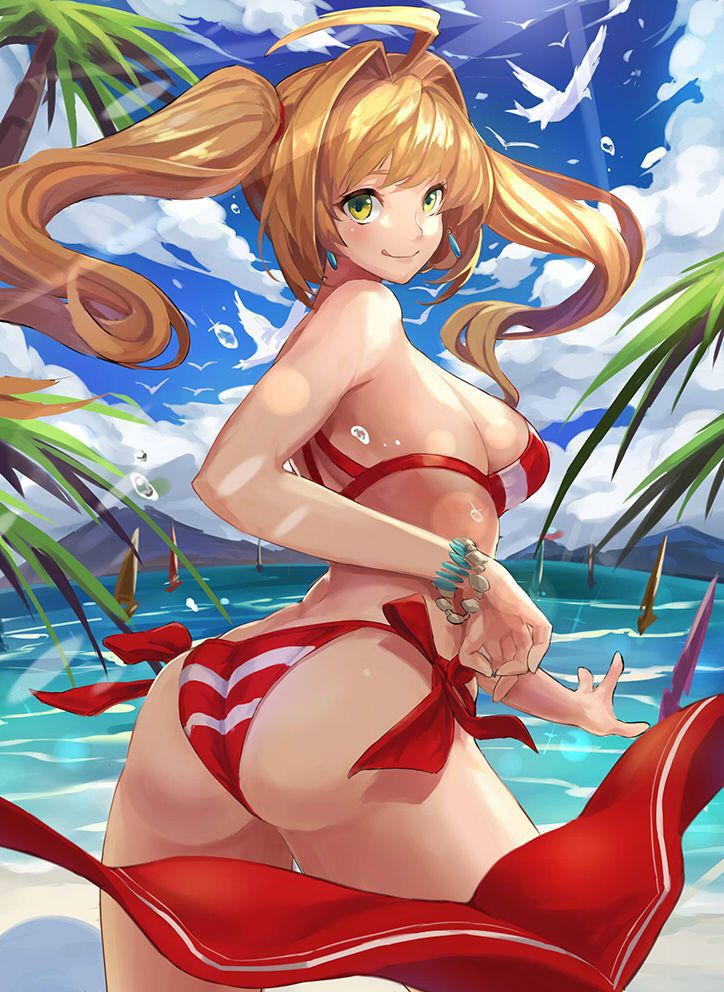 Moe illustration of a swimsuit 2