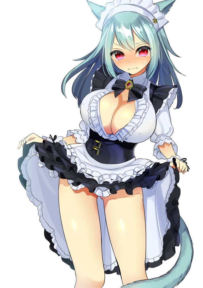 You want to see a naughty image of a maid, don't you? 2