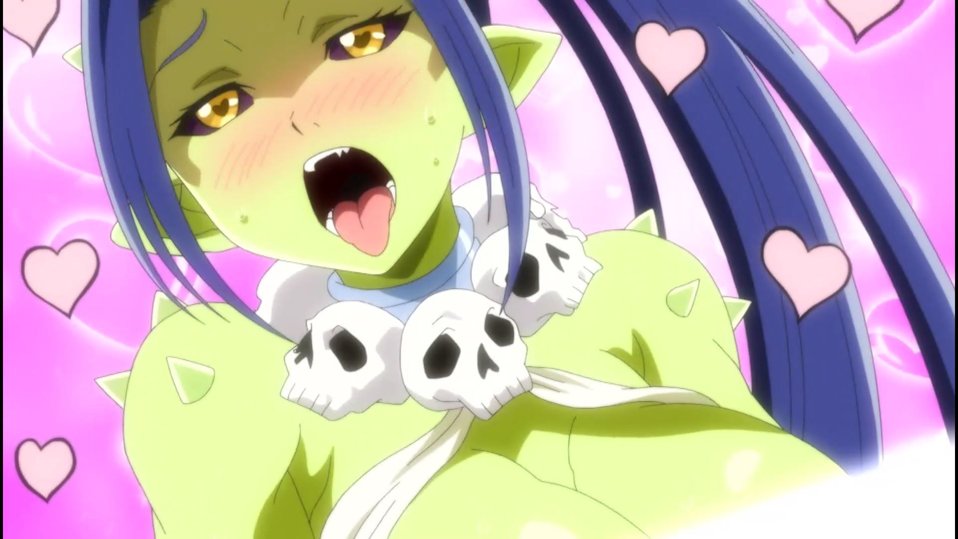The goblin girl and ecchi scene that got estrus in episode 2 of the second season of the anime "Peter Grill and the Time of the Wise"! 13