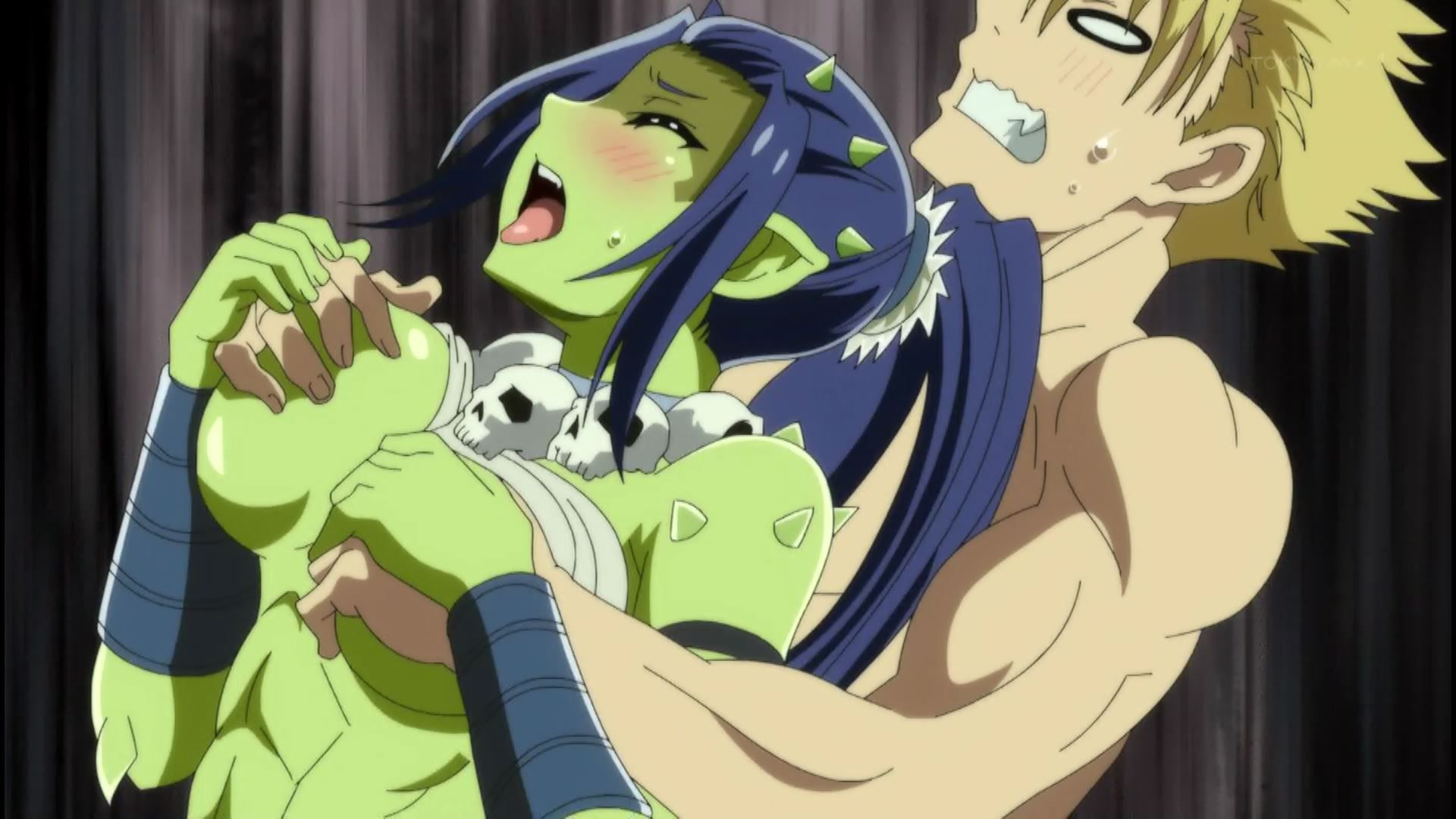 The goblin girl and ecchi scene that got estrus in episode 2 of the second season of the anime "Peter Grill and the Time of the Wise"! 15