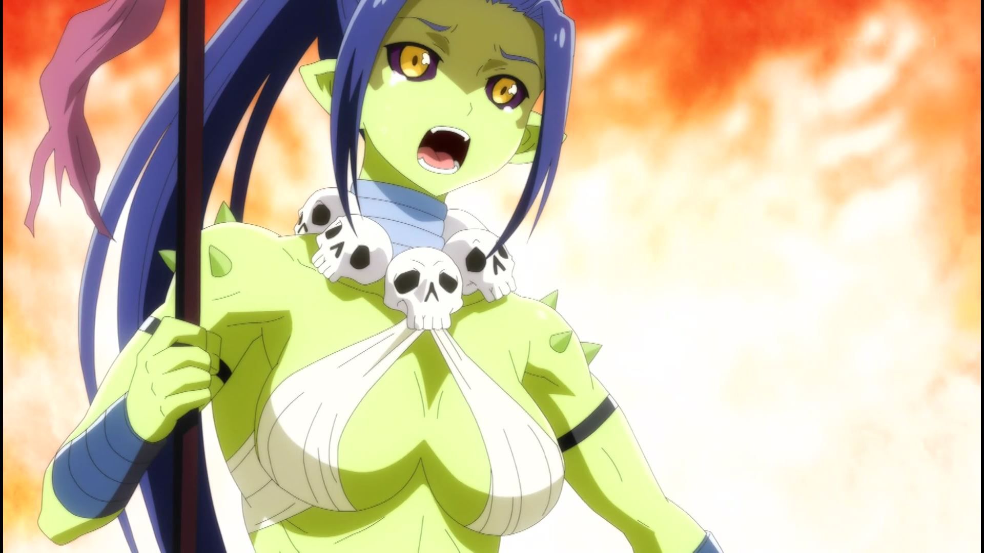 The goblin girl and ecchi scene that got estrus in episode 2 of the second season of the anime "Peter Grill and the Time of the Wise"! 5