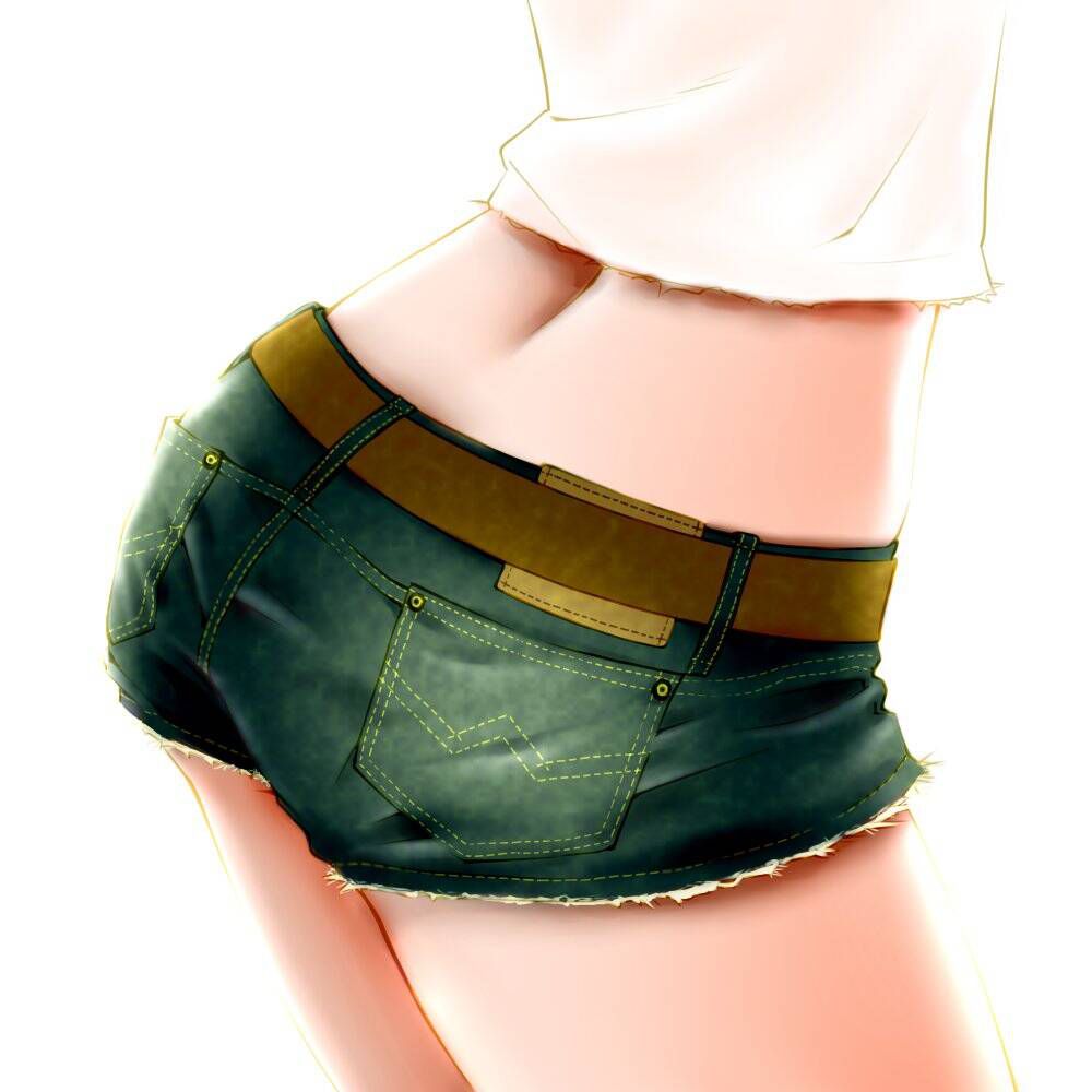 [Secondary] illustration of a girl in shorts 2