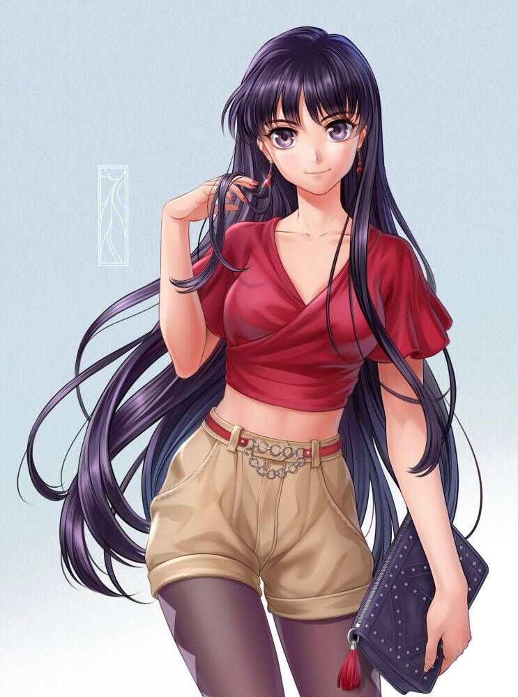 [Secondary] erotic illustration of a girl wearing shorts and shorts 29