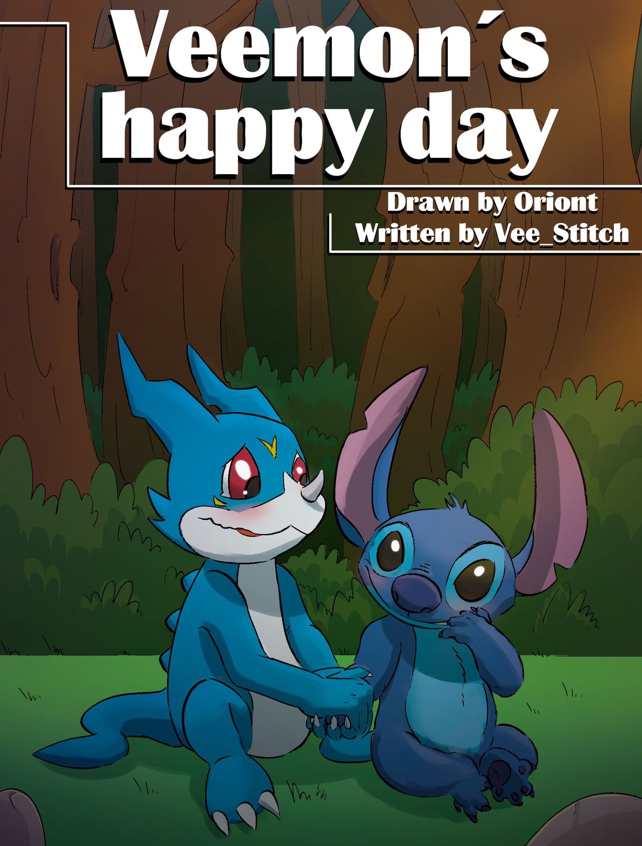 [OrionT] Veemon's Happy Day (Digimon, Lilo & Stitch) [in progress] 1
