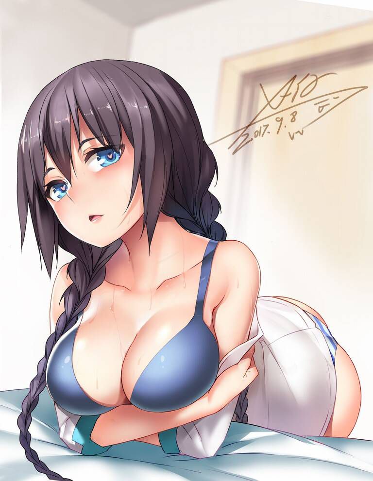 [Secondary] blue or green refreshing underwear is cute illustration Part 2 15