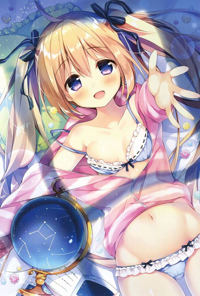 [Secondary] blue or green refreshing underwear is cute illustration Part 2 2