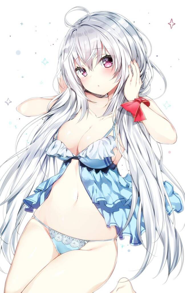 [Secondary] blue or green refreshing underwear is cute illustration Part 2 4