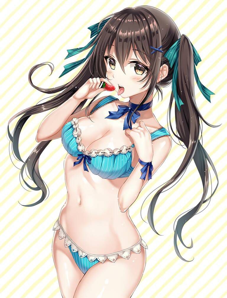 [Secondary] blue or green refreshing underwear is cute illustration Part 2 7