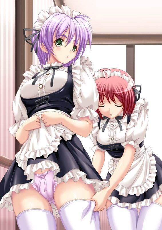 I tried to collect erotic images of maids 4