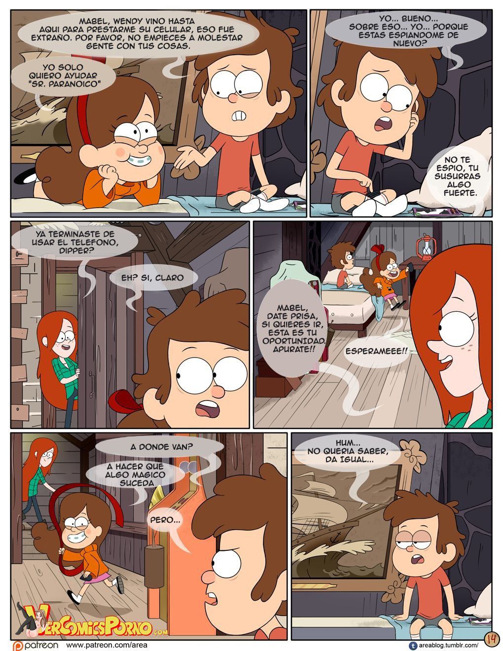 [Area] Next Summer | El Siguiente Verano (Gravity Falls) [Spanish] [VerComicsPorno, kalock] [Ongoing] 14