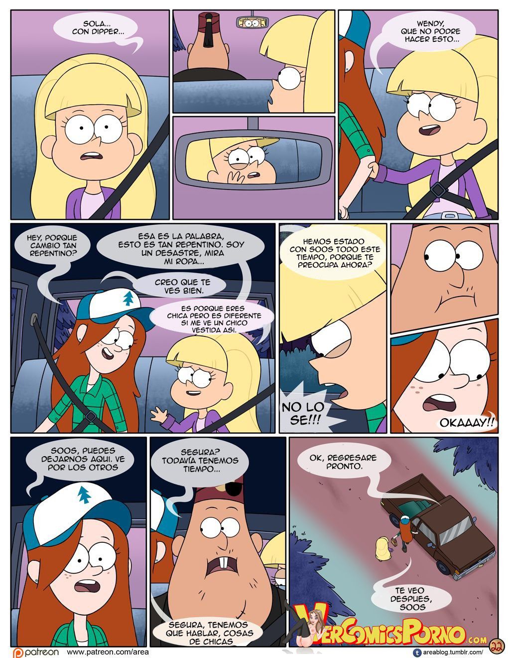 [Area] Next Summer | El Siguiente Verano (Gravity Falls) [Spanish] [VerComicsPorno, kalock] [Ongoing] 22