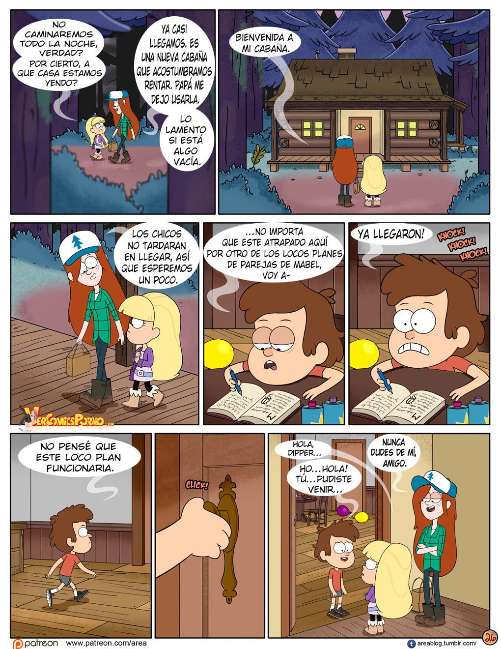 [Area] Next Summer | El Siguiente Verano (Gravity Falls) [Spanish] [VerComicsPorno, kalock] [Ongoing] 26