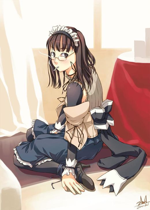 The secondary fetish image of the maid. 12