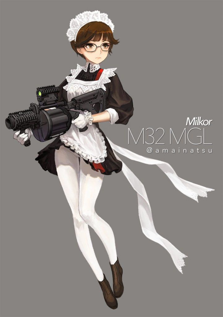 The secondary fetish image of the maid. 7