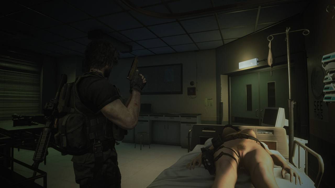 Resident Evil Cock Block zombies - Unconscious girl carried by rapist to a room but zombies came in before the rapist could rape her 13