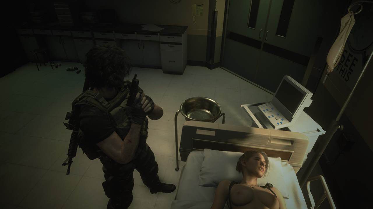 Resident Evil Cock Block zombies - Unconscious girl carried by rapist to a room but zombies came in before the rapist could rape her 15