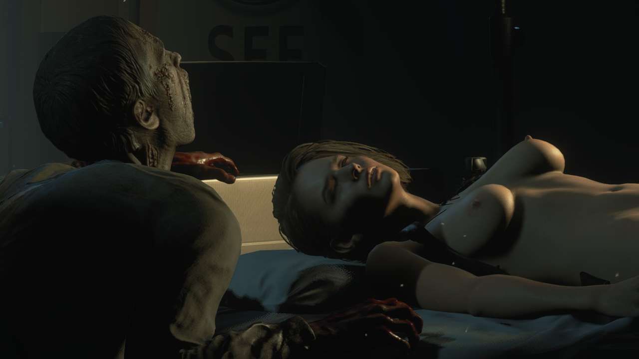Resident Evil Cock Block zombies - Unconscious girl carried by rapist to a room but zombies came in before the rapist could rape her 30