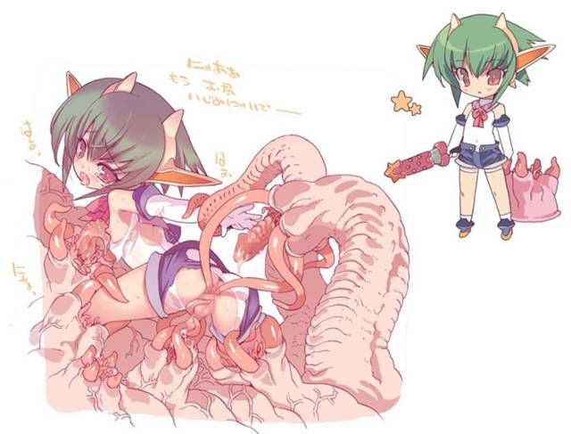 [Secondary Loli daughter tentacle adultery] catch the secondary Lori girl mercilessly, tentacle secondary erotic image to support the tentacle senior to commit giving pleasure to restrain 4