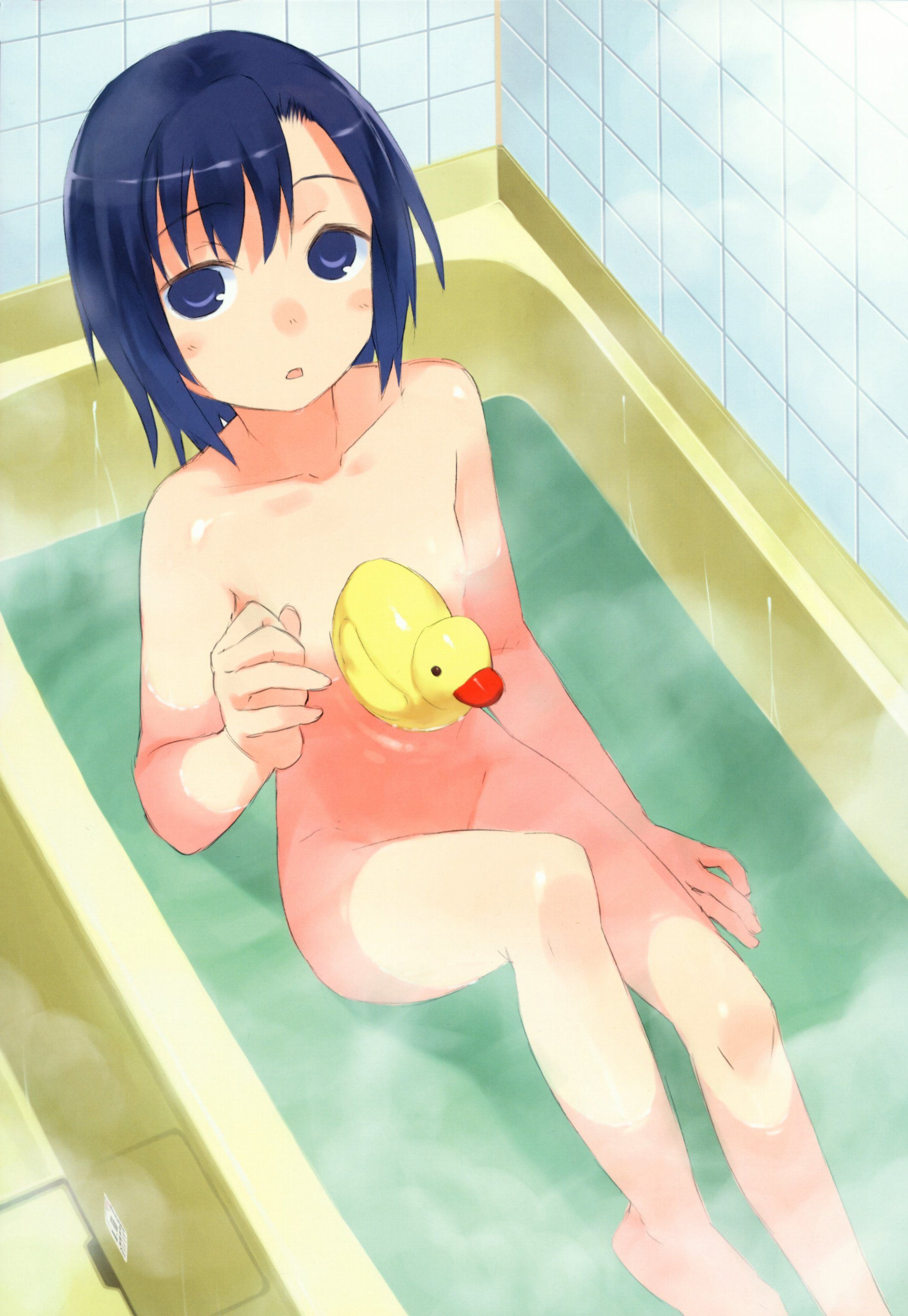 Let's relax in the bath♪ don't hustle too much! Two-dimensional erotic image that tells me that 42