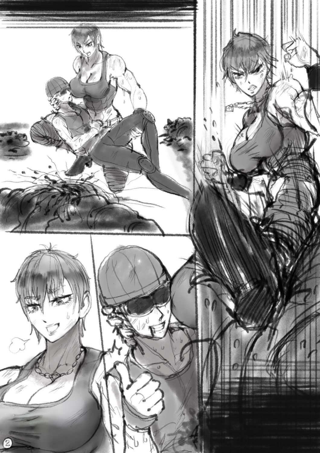 [TheGoldenSmurf] Tank Top Girl + Mumen Rider (One-Punch Man) 5