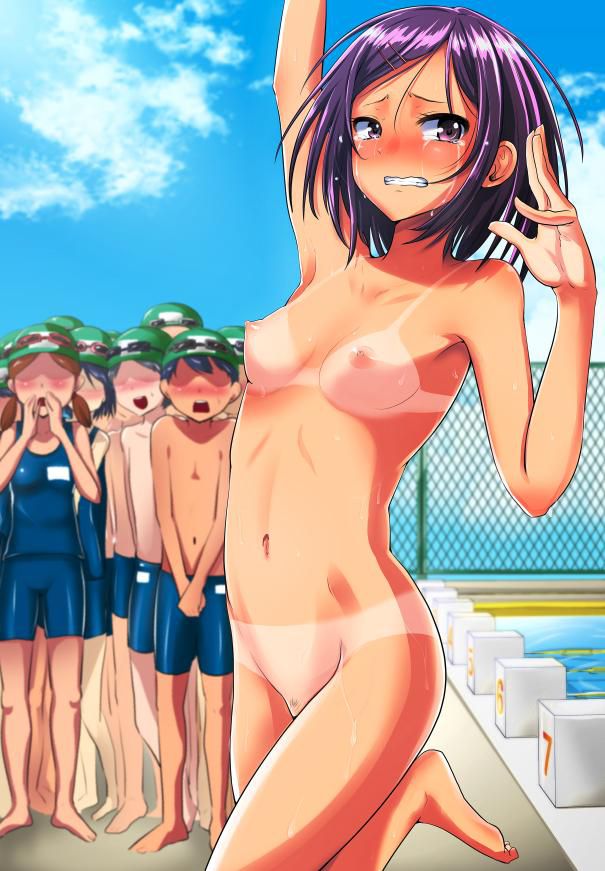 [135 sheets of intense selection] secondary image that looks more etch in the naked tanning line of Loli pretty 44