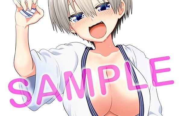 Anime [Uzaki-chan wants to play! ] Illustrations such as erotic swimsuit and wet sheer in BD / DVD store benefits 1