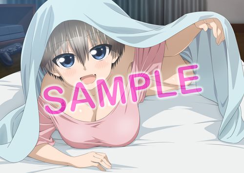 Anime [Uzaki-chan wants to play! ] Illustrations such as erotic swimsuit and wet sheer in BD / DVD store benefits 11