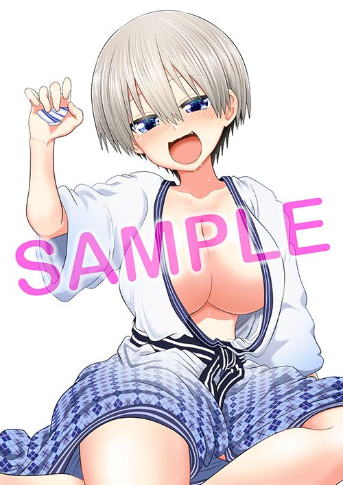 Anime [Uzaki-chan wants to play! ] Illustrations such as erotic swimsuit and wet sheer in BD / DVD store benefits 6