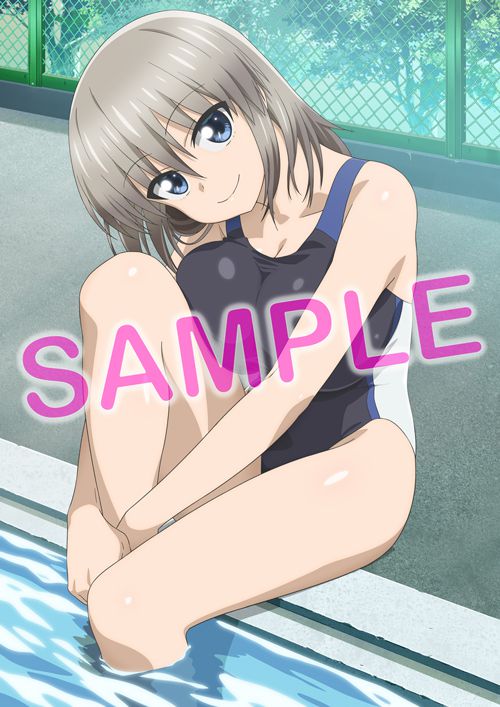 Anime [Uzaki-chan wants to play! ] Illustrations such as erotic swimsuit and wet sheer in BD / DVD store benefits 9
