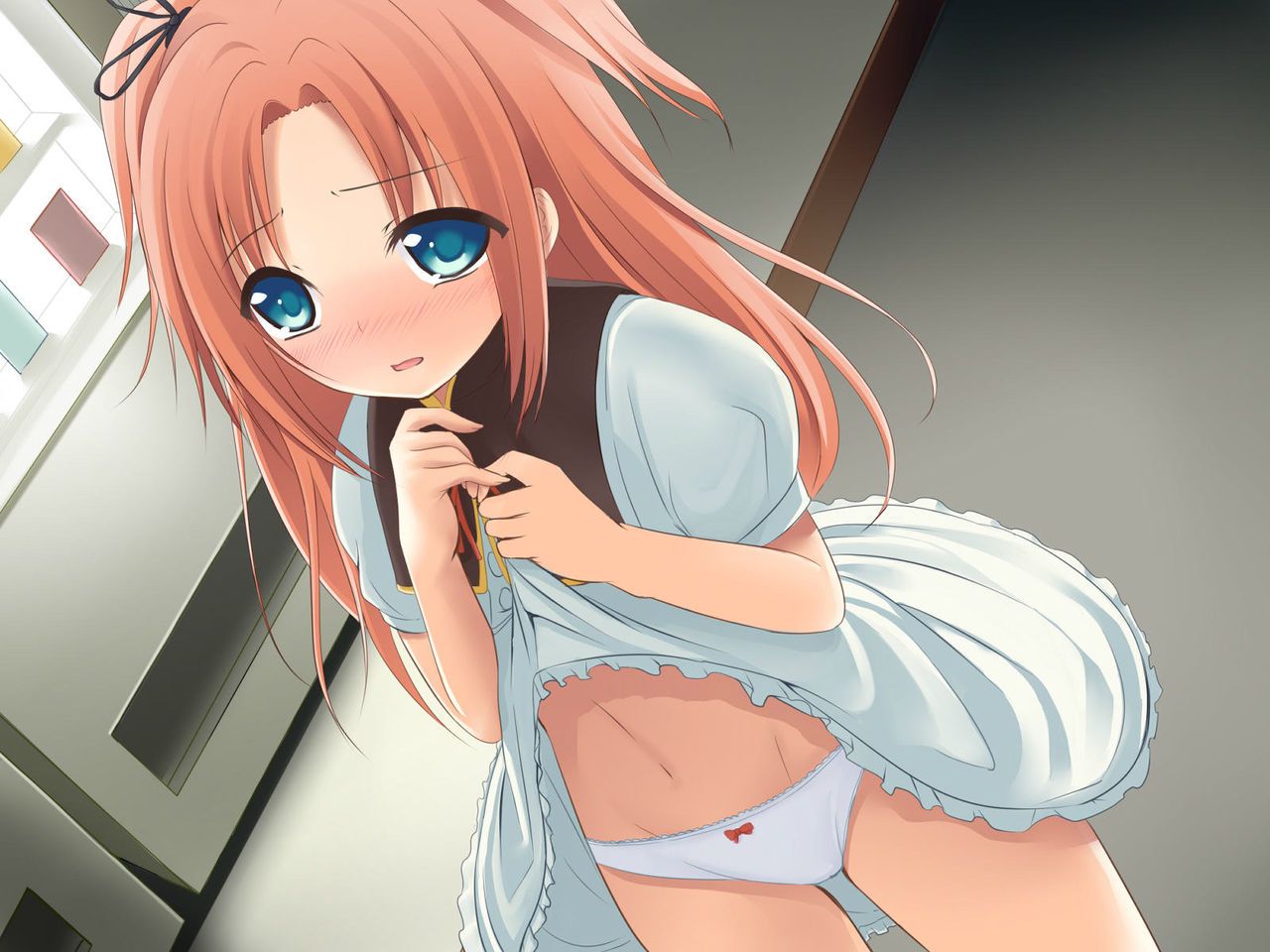 [Taku me up beautiful girl] skirt up and shy look is the best! The image that I want to raise of shame! 28