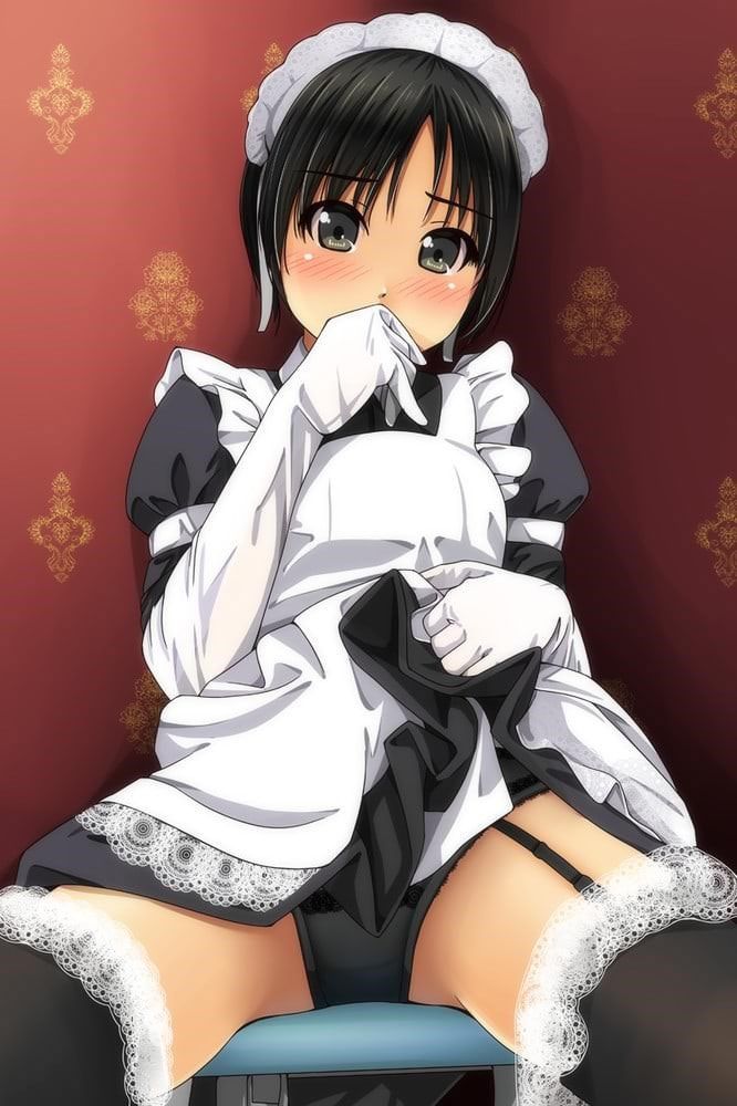 I put together a two-dimensional erotic image of the maid because the delusion does not stop because I want to be taken care of every day by a cute maid. 21