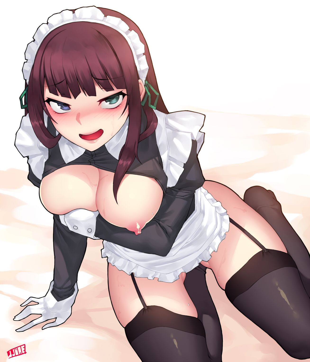 I put together a two-dimensional erotic image of the maid because the delusion does not stop because I want to be taken care of every day by a cute maid. 3