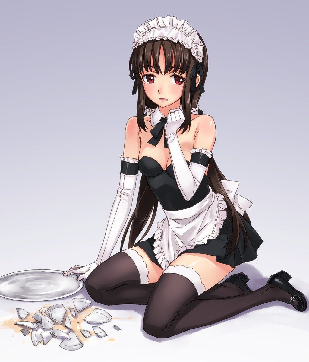 I put together a two-dimensional erotic image of the maid because the delusion does not stop because I want to be taken care of every day by a cute maid. 8