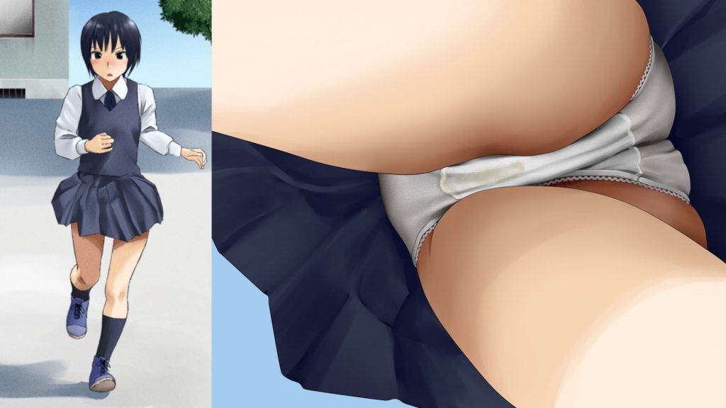 Cute two-dimensional image of pants and underwear. 12