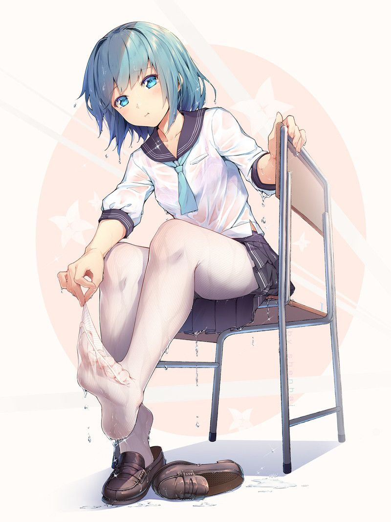 [Secondary] beautiful illustration summary of blue hair girl to feel cool 25