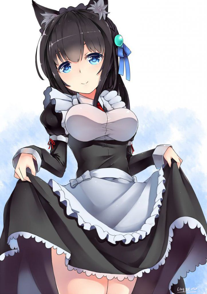 People who want to see the erotic image of the maid gather! 9