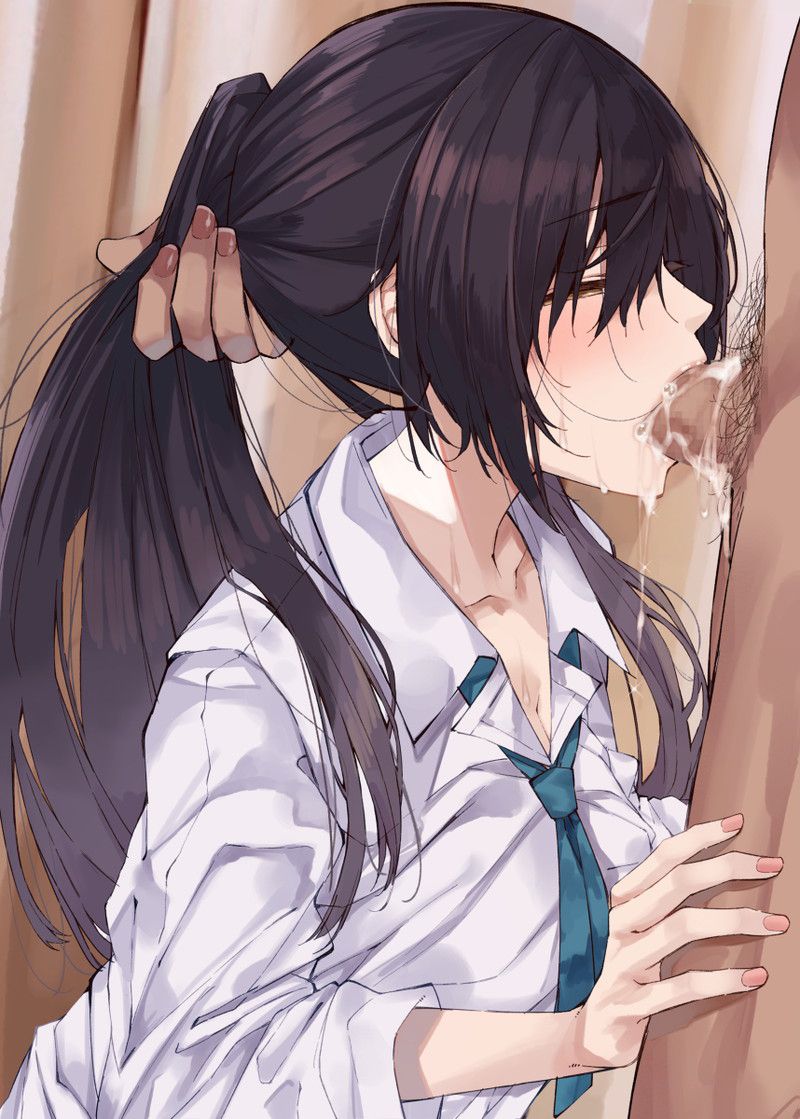 [Secondary] erotic image summary of pure and beautiful dignified black hair ponytail 39