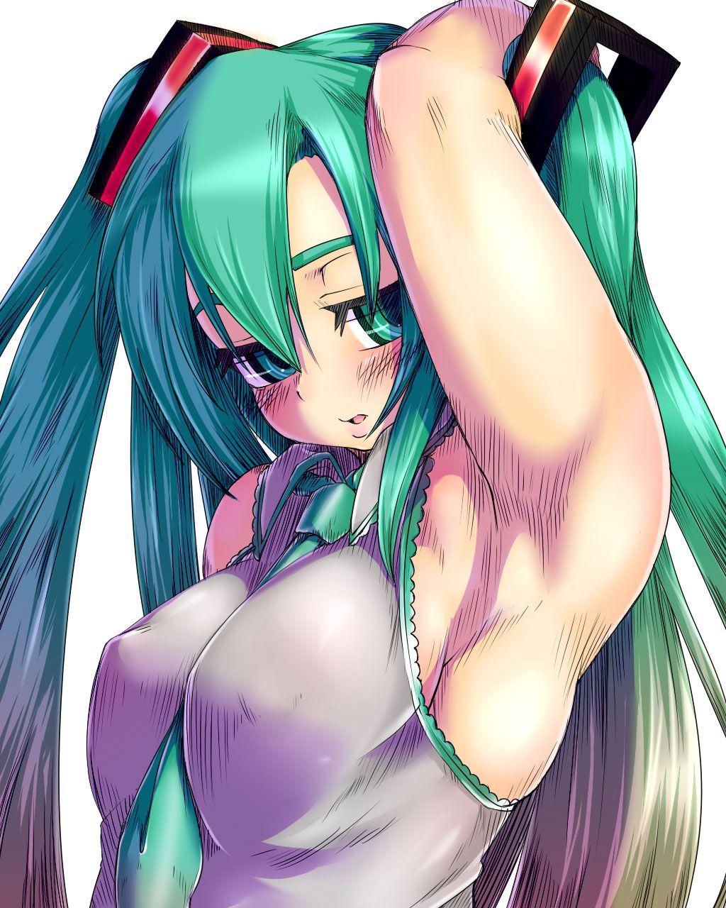 2D Banzai and the girl 47 sheets that the armpit becomes full view 33