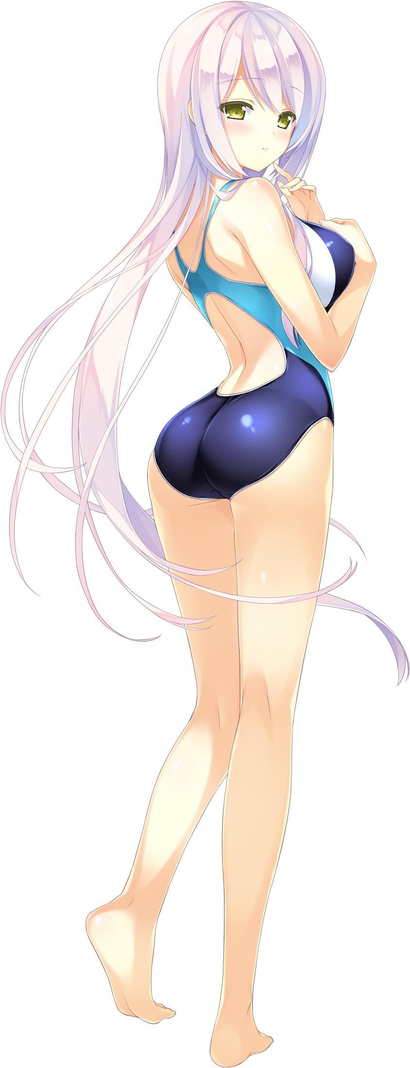 [Secondary] erotic image summary of mutchiri ass that protrudes greatly from the swimsuit for swimming 19