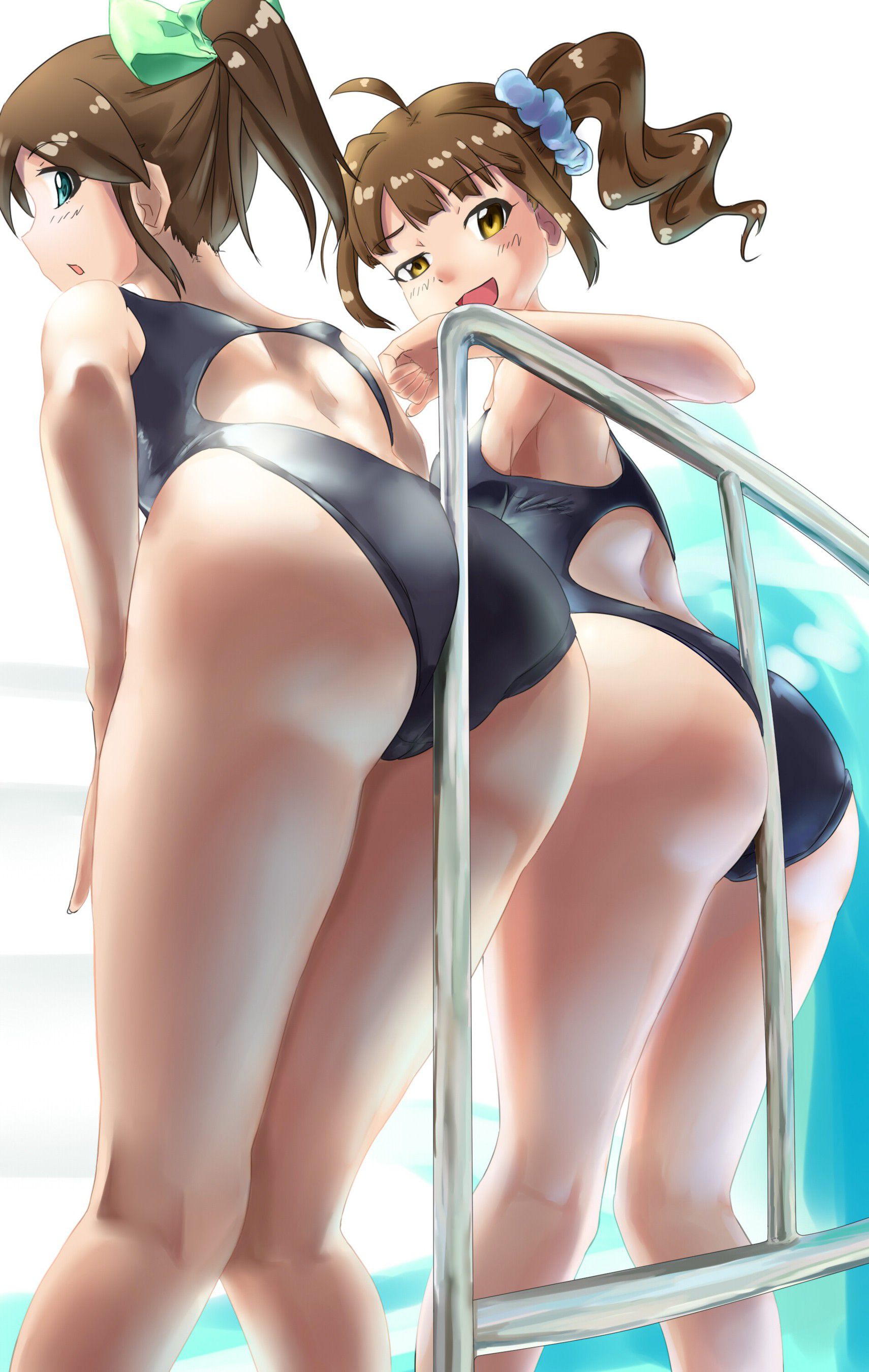 [Secondary] erotic image summary of mutchiri ass that protrudes greatly from the swimsuit for swimming 40