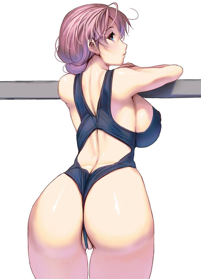 [Secondary] erotic image summary of mutchiri ass that protrudes greatly from the swimsuit for swimming 42