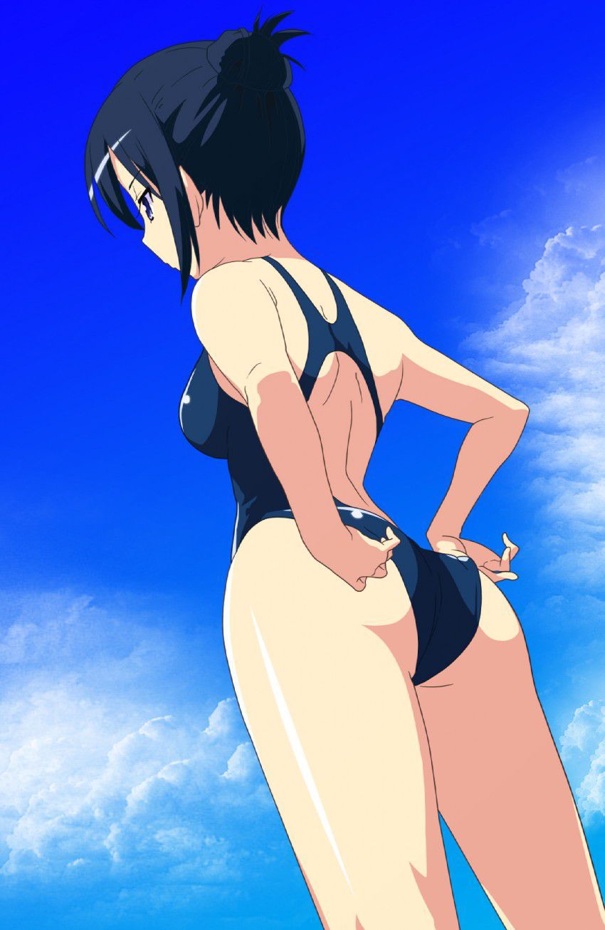 [Secondary] erotic image summary of mutchiri ass that protrudes greatly from the swimsuit for swimming 5