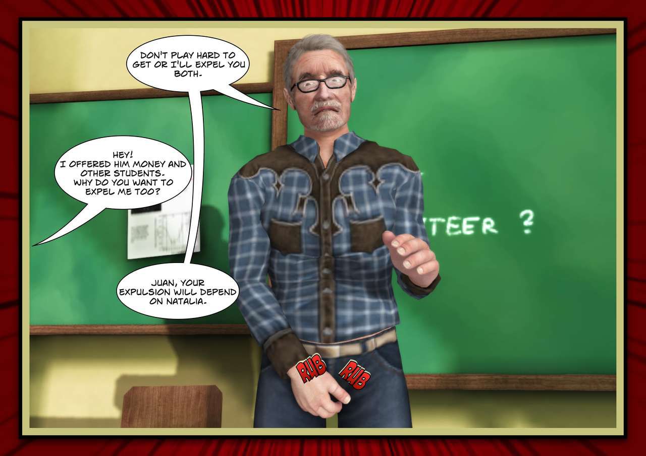 FRAGMENT of comic "The Teacher" 24