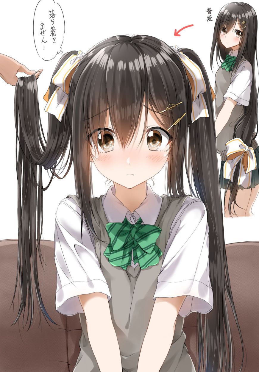 【Twin Tails】Please give me a picture of a beautiful girl with a twin tail that increases cuteness by 30% Part 16 1