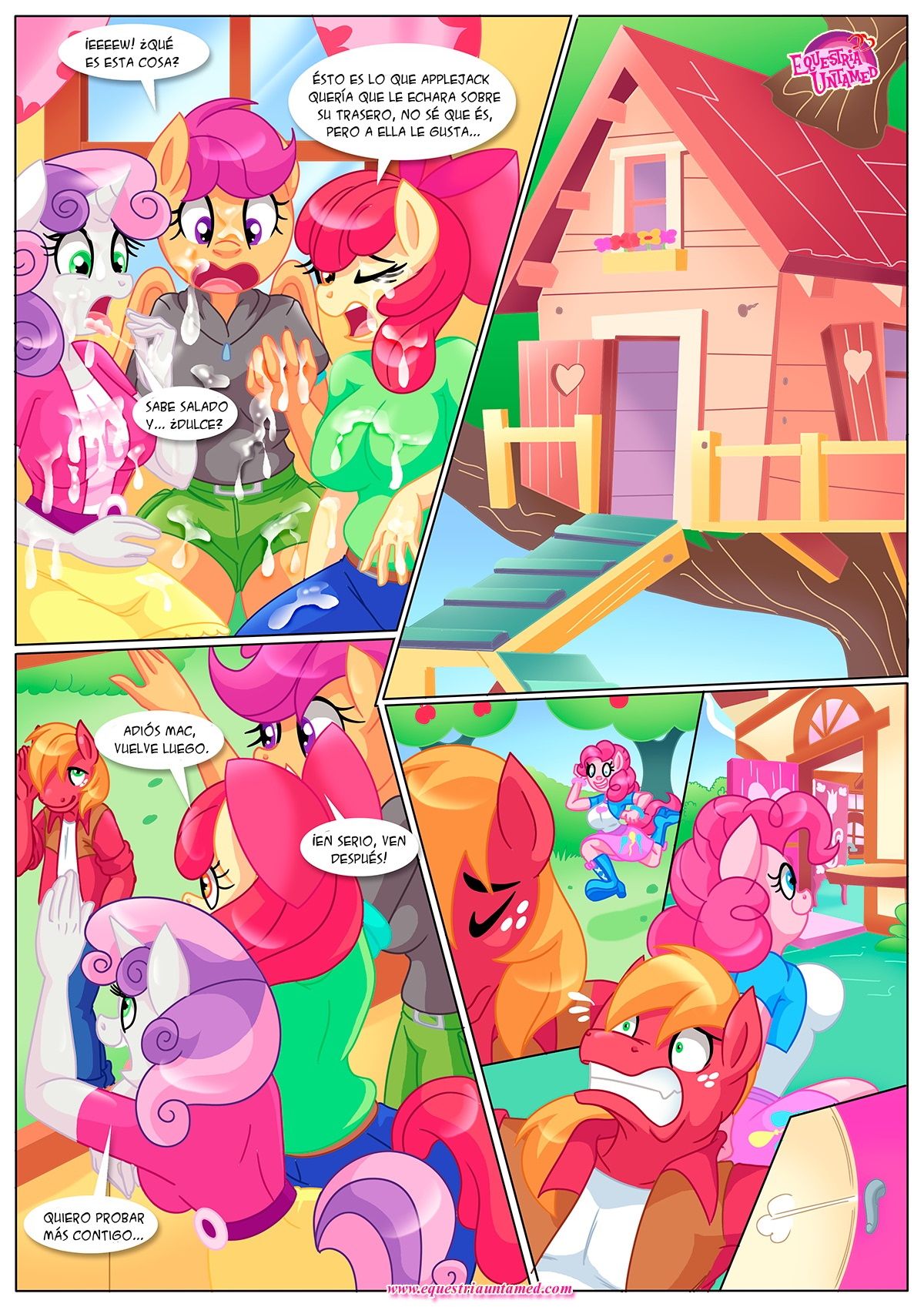 Applejack's secret is out! - [Palcomix] - [MLP:Friendship is magic] - [Spanish] 14