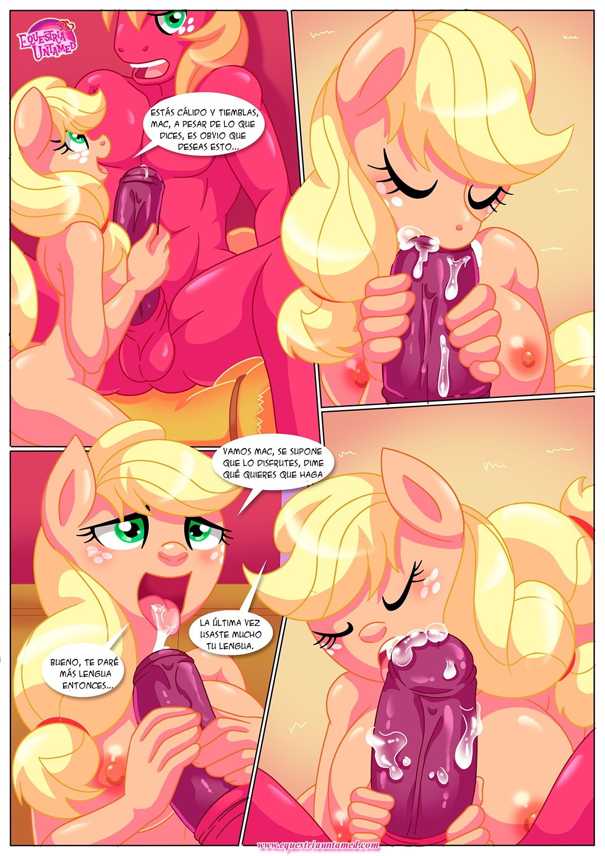 Applejack's secret is out! - [Palcomix] - [MLP:Friendship is magic] - [Spanish] 6