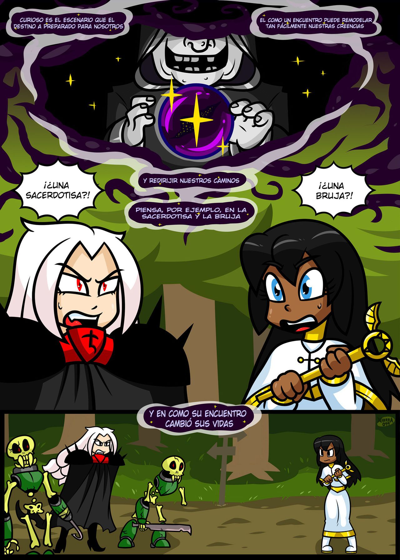 [Xierra099] Bright Darkness- The Priestess And The Witch (Ongoing) [Spanish] [RazorRain] 2